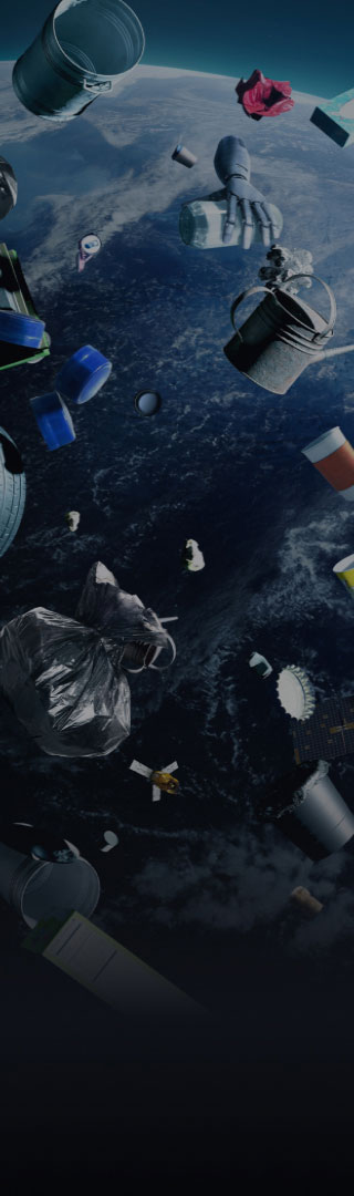 Beyond the sky: The great space clean-up background