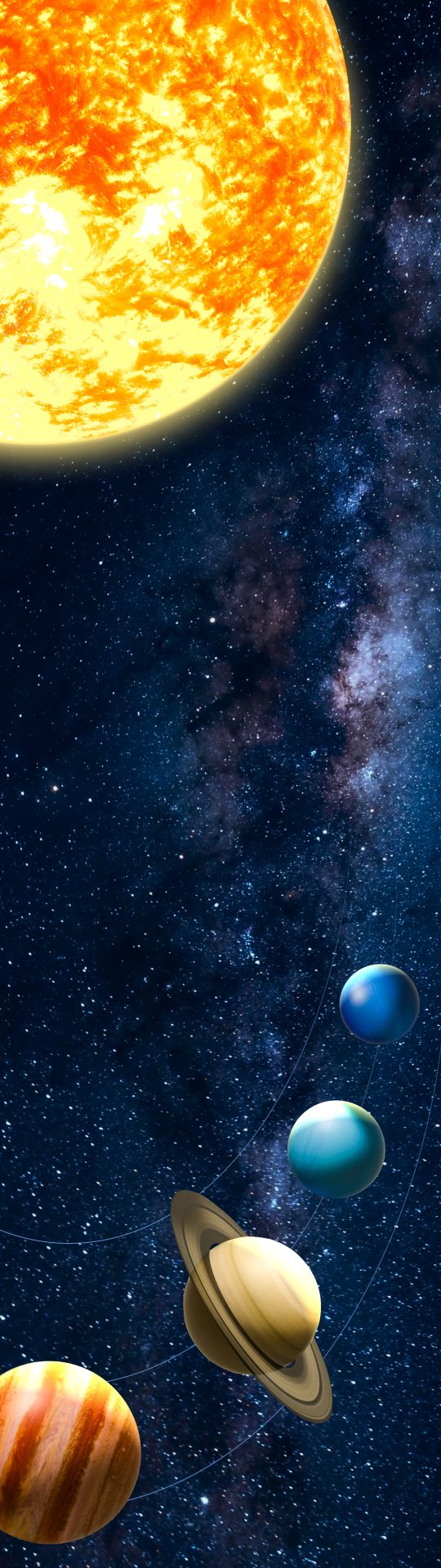 Space Express: Journey through the Solar System background