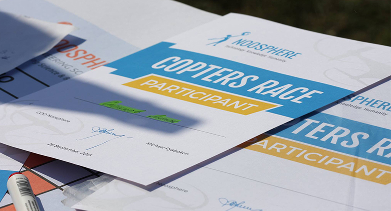 Noosphere organized first Copter Race